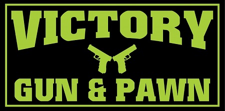 Victory Cellular Pawn & Gun logo
