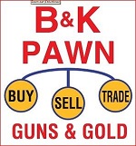 B & K Pawn,Guns and Gold logo