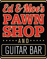 Ed and Moe's Pawn Shop & Guitar Bar logo