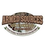 Armed Sources Gun & Pawn logo