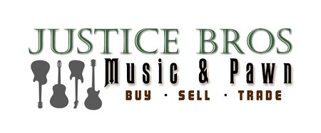 Justice Bros Music & Pawn logo