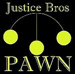 Justice Bros Music & Pawn logo