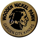 Wooden Nickel Gun & Pawn logo