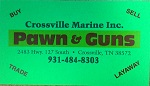 Crossville Marine Pawn & Gun logo