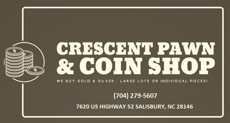 Crescent Pawn & Coin Shop logo