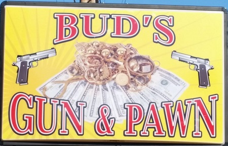 Buds Gun & Pawn Shop logo