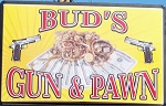 Buds Gun & Pawn Shop logo