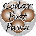 Cedar Post Pawn Shop logo