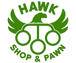 Hawk Shop
     & Pawn logo