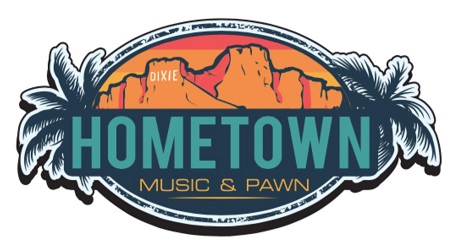 Hometown Music and Pawn logo