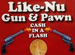 Like-Nu Gun & Pawn logo