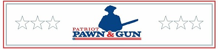 Patriot Pawn and Gun logo